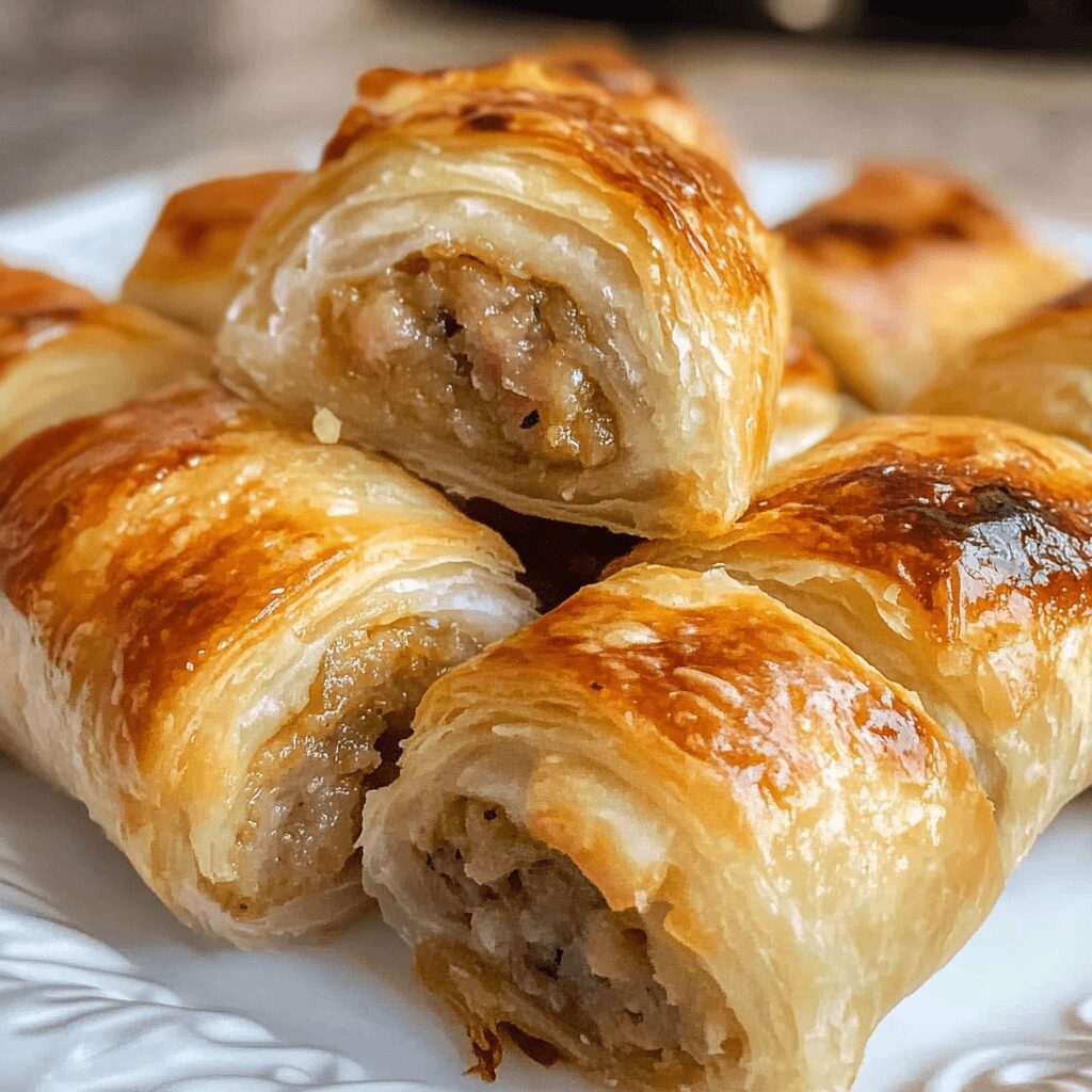 Easy Homemade Sausage Rolls: Flaky Party Appetizer Recipe